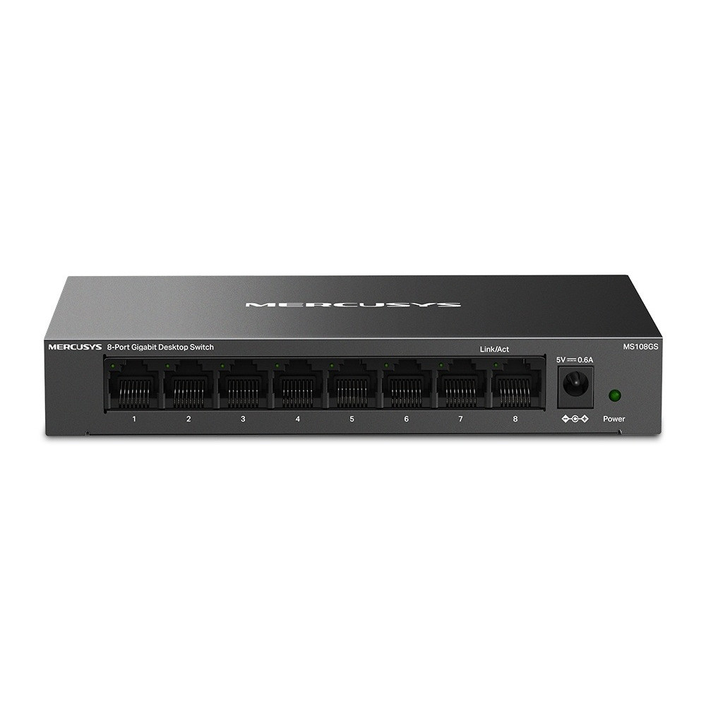 Switch De Bureau 8 Ports MERCUSYS METALLIQUE MS108G / 10/100/1000 Mbps