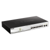 Switch DLINK 8 GIGA PoE + 2 SFP ports Smart  130W