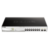 Switch DLINK 8 GIGA PoE + 2 SFP ports Smart  130W