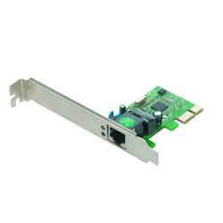 Carte Réseau PCI Express Gigabit Ethernet chipset Realtek GEMBIRD