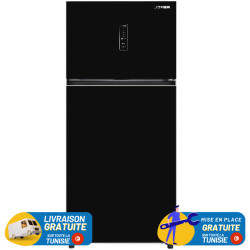 Réfrigérateur JOKER No Frost Double Portes 430 Litres / Noir avec Afficheur