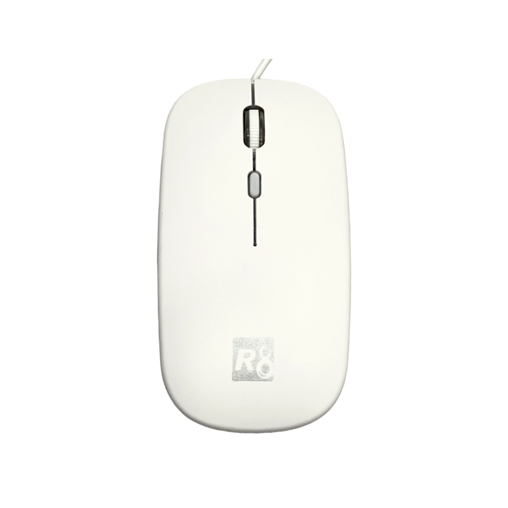 SOURIS OPTIQUE 4D -RGB -  R8 - 1612 - WHITE