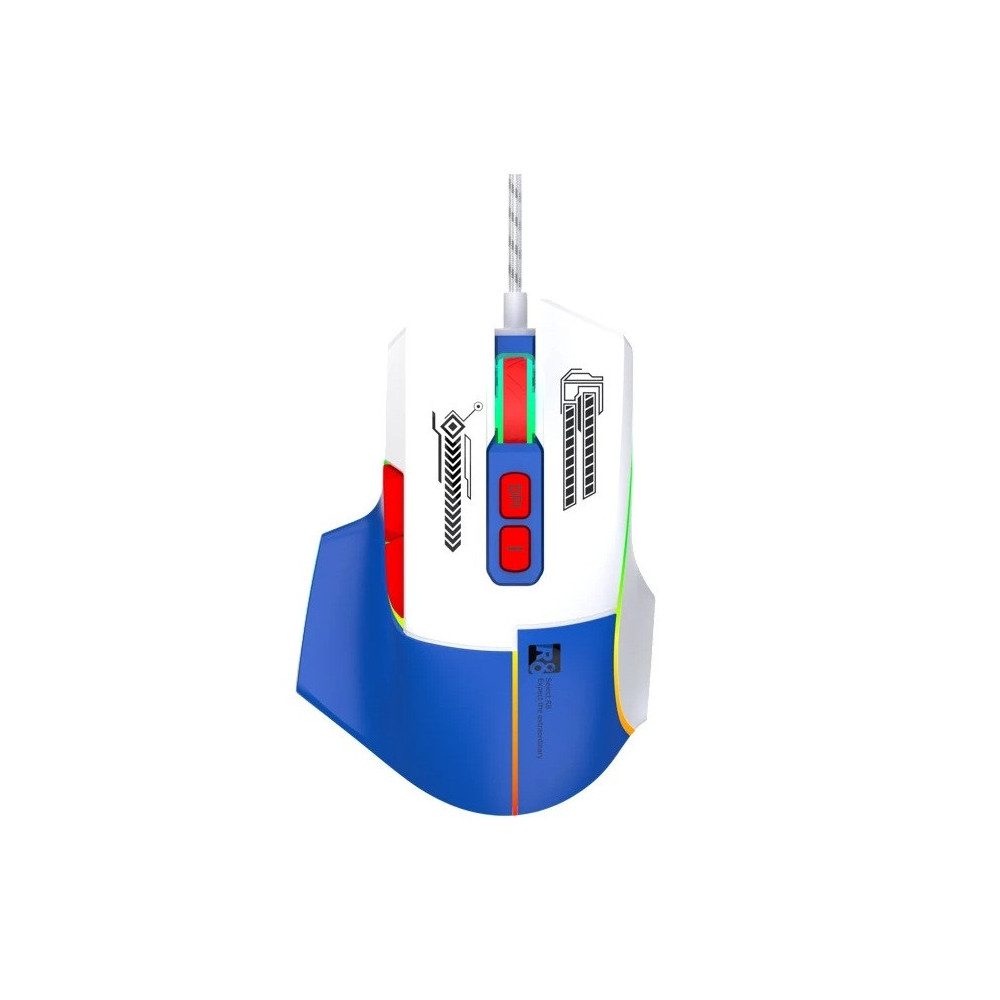 SOURIS OPTIQUE 7D GAMING - R8 - 1639 -BLEU