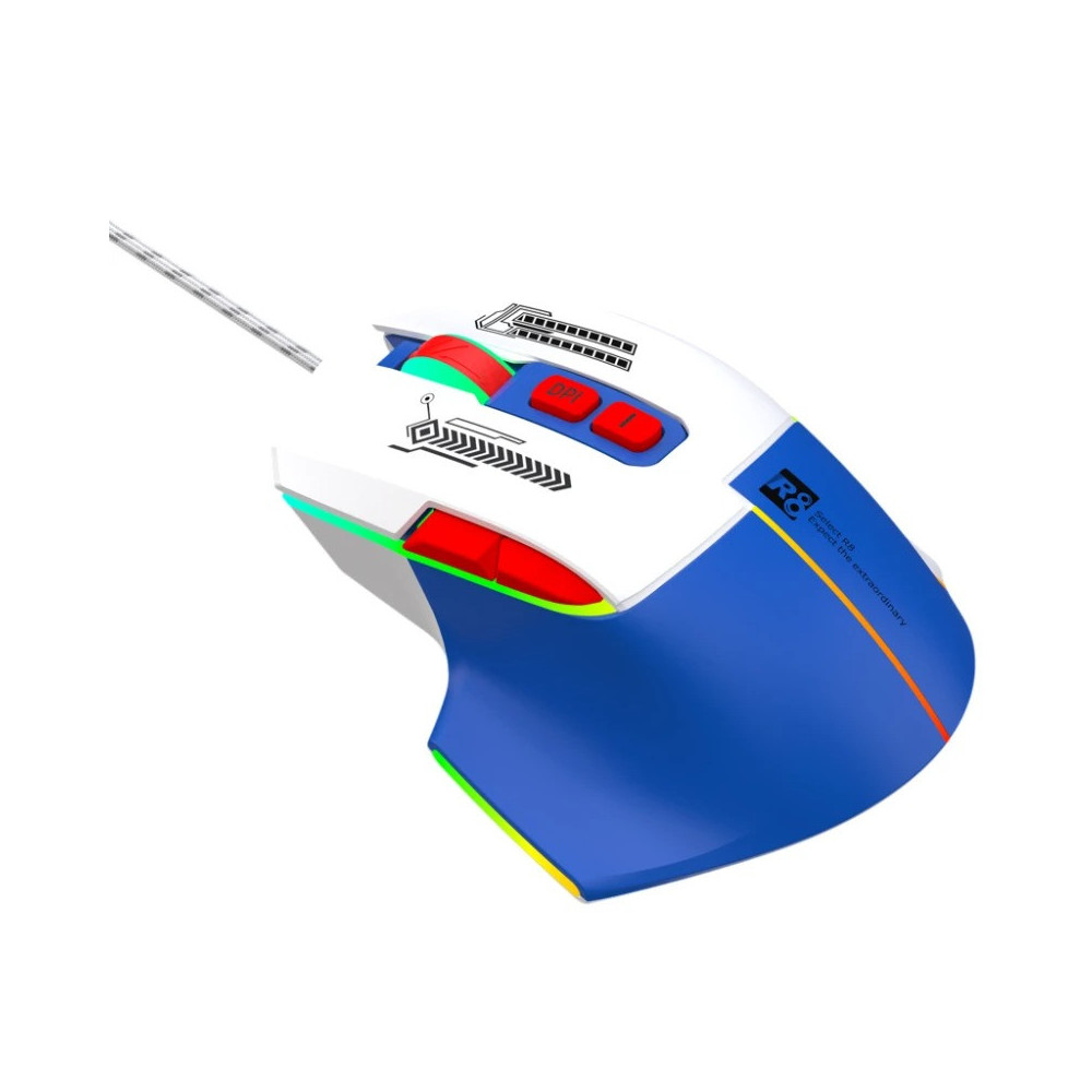 SOURIS OPTIQUE 7D GAMING -  R8 - 1639 -BLEU