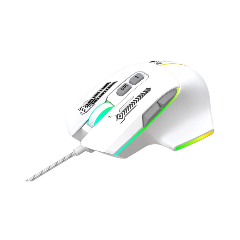SOURIS OPTIQUE 7D GAMING -  R8 - 1639 -Blanc