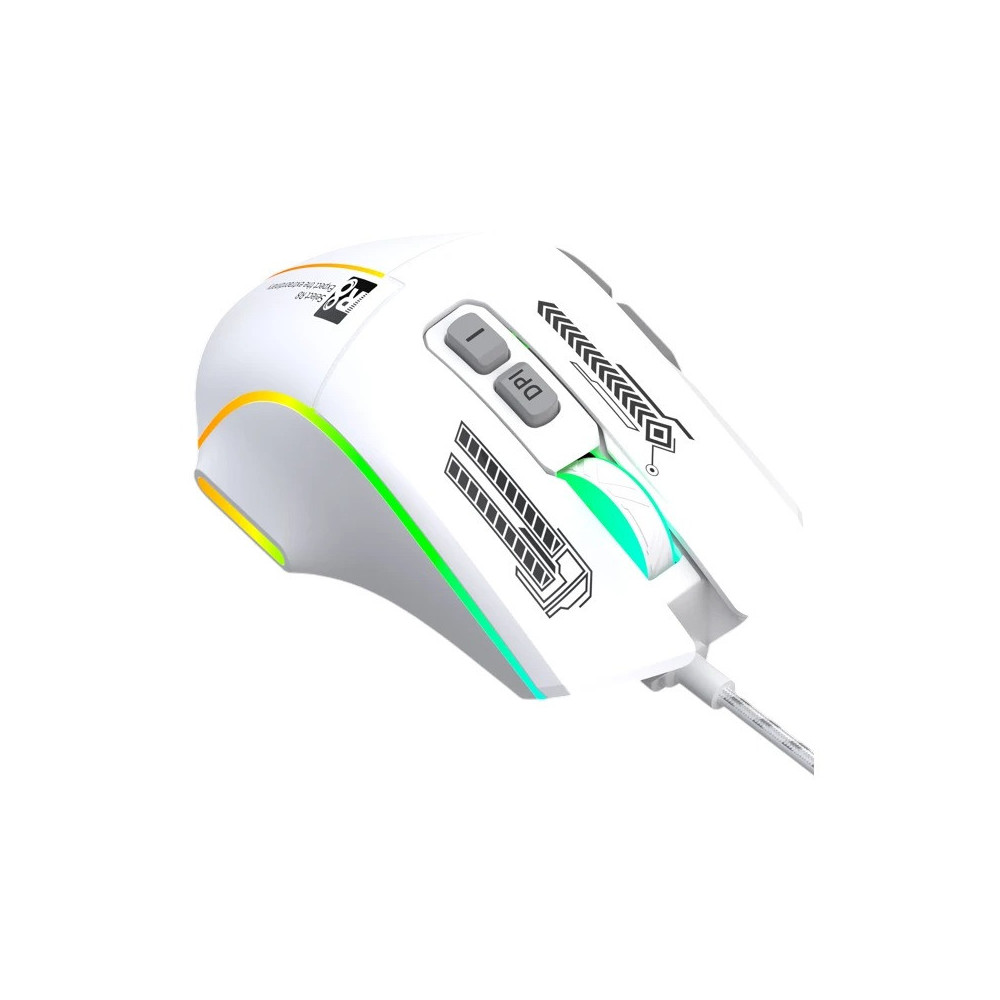 SOURIS OPTIQUE 7D GAMING -  R8 - 1639 -Blanc