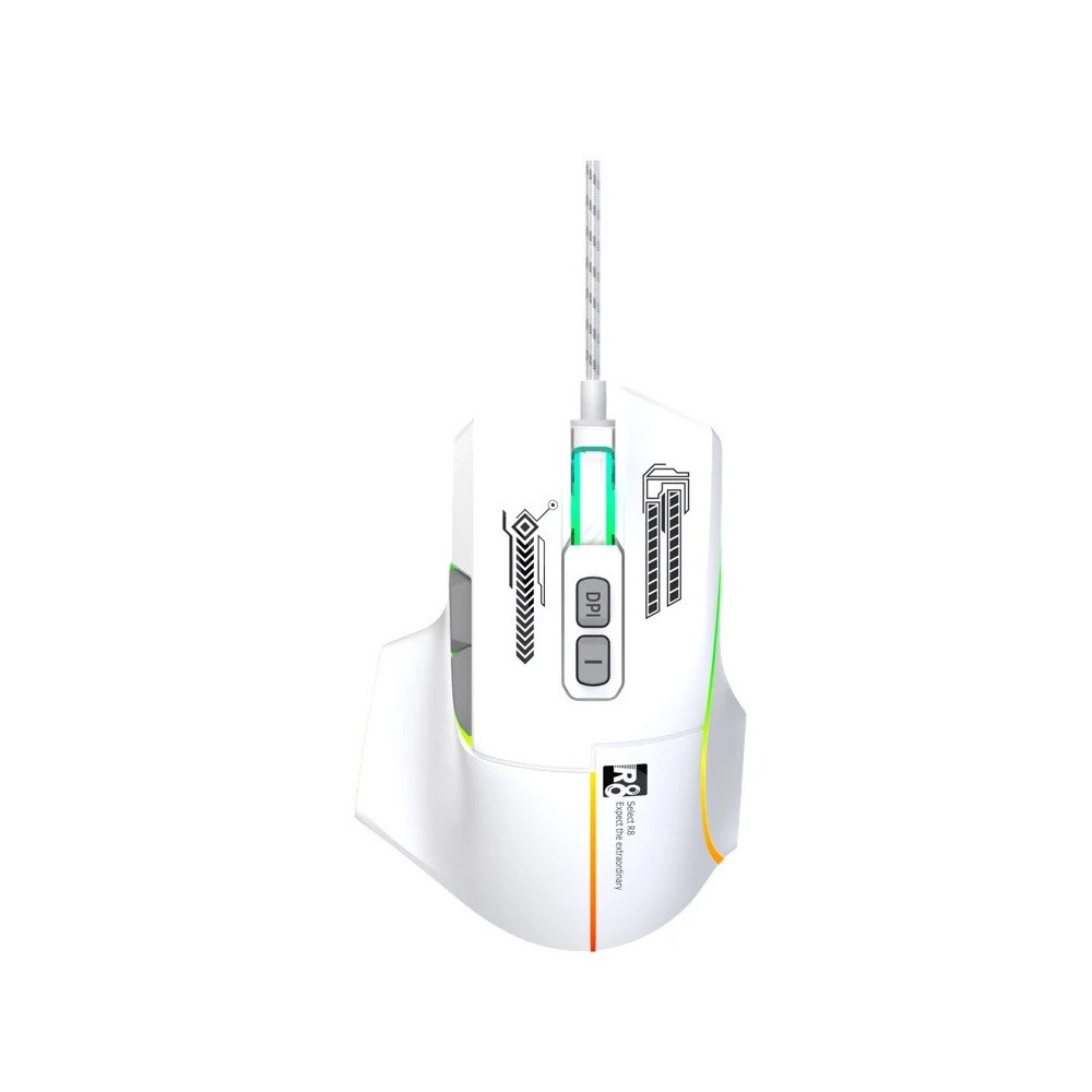 SOURIS OPTIQUE 7D GAMING - R8 - 1639 -Blanc
