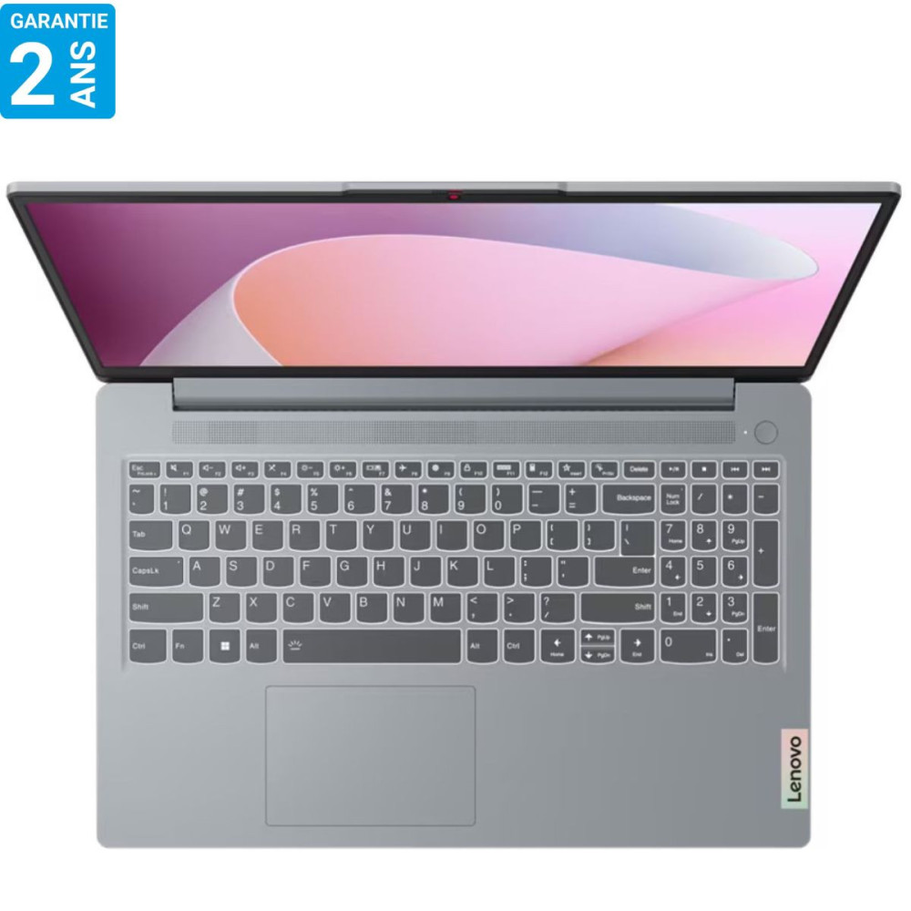 PC Portable Lenovo IdeaPad Slim 3 15AMN8 / Ryzen 3 7320U / 8 Go / 256 Go SSD / Gris / Windows 11 Avec Sacoche Lenovo