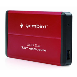 Boîtier GEMBIRD USB 3.0 2,5'' / rouge