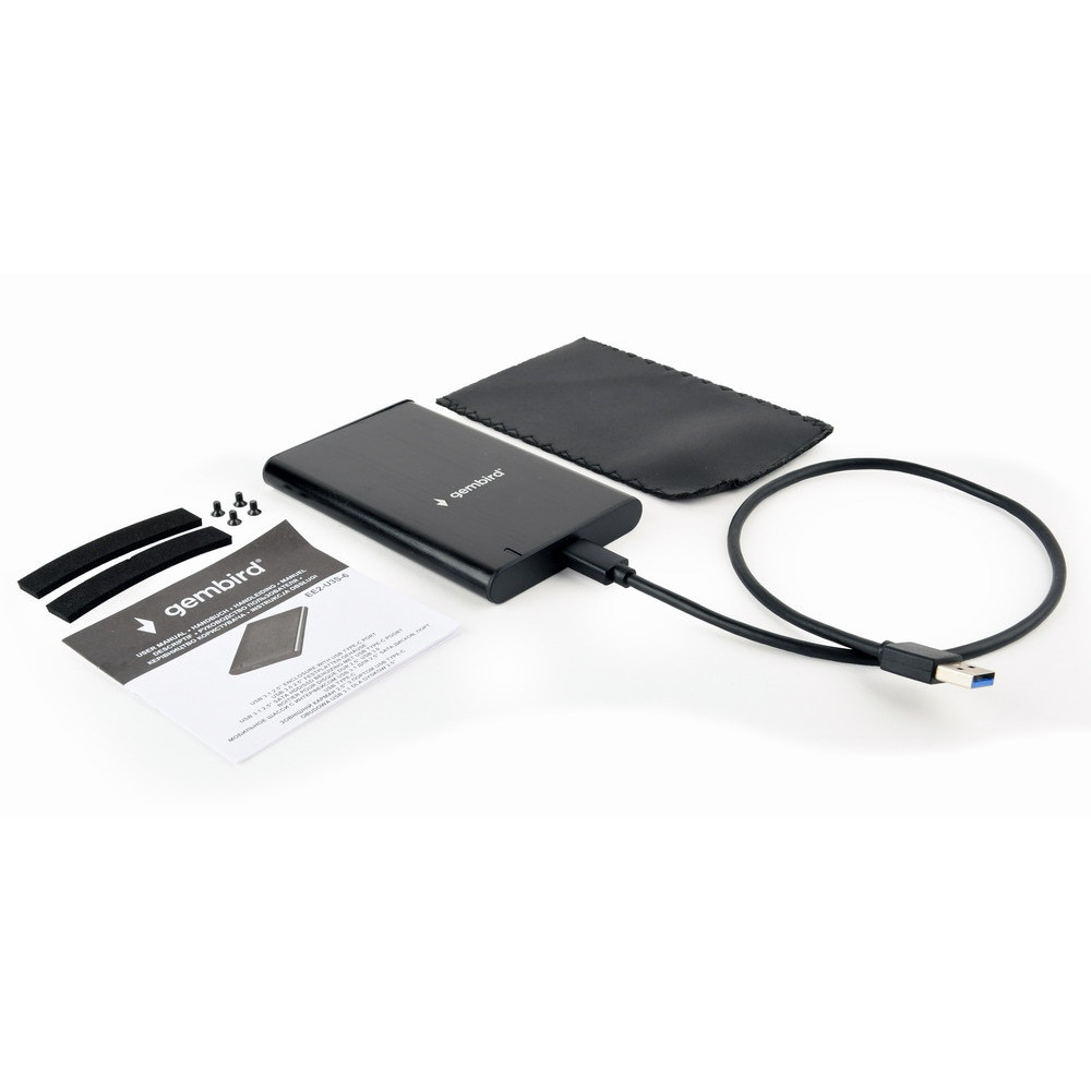 Boitier GEMBIRD pour disque dur 2.5" USB 3.0 / noir