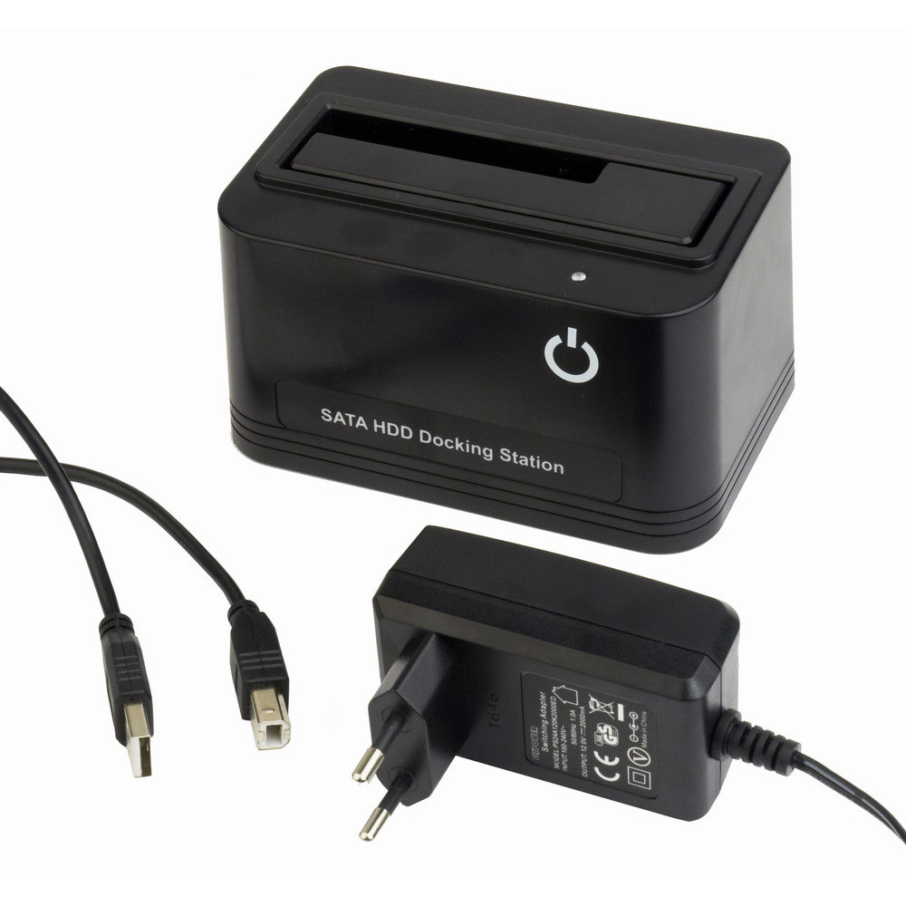 Station d'accueil GEMBIRD Type USB pour disque 2.5" et 3.5" SATA
