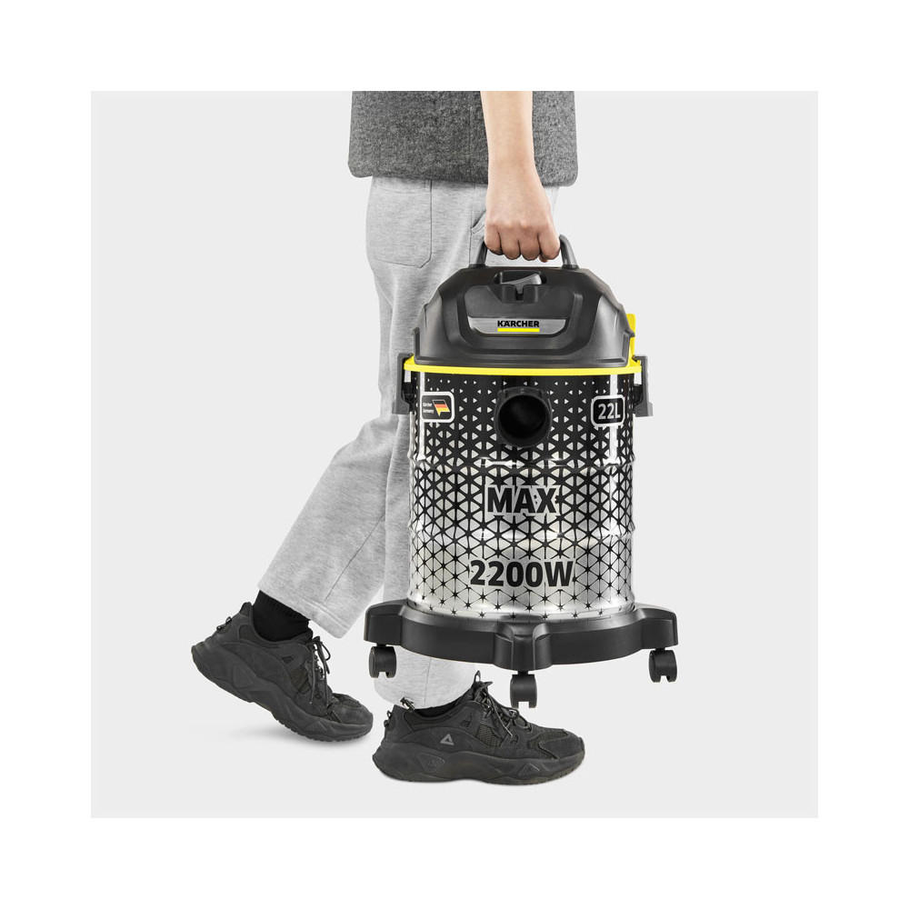 Aspirateur Eau et Poussière KÄRCHER DVAC 2200W - Noir