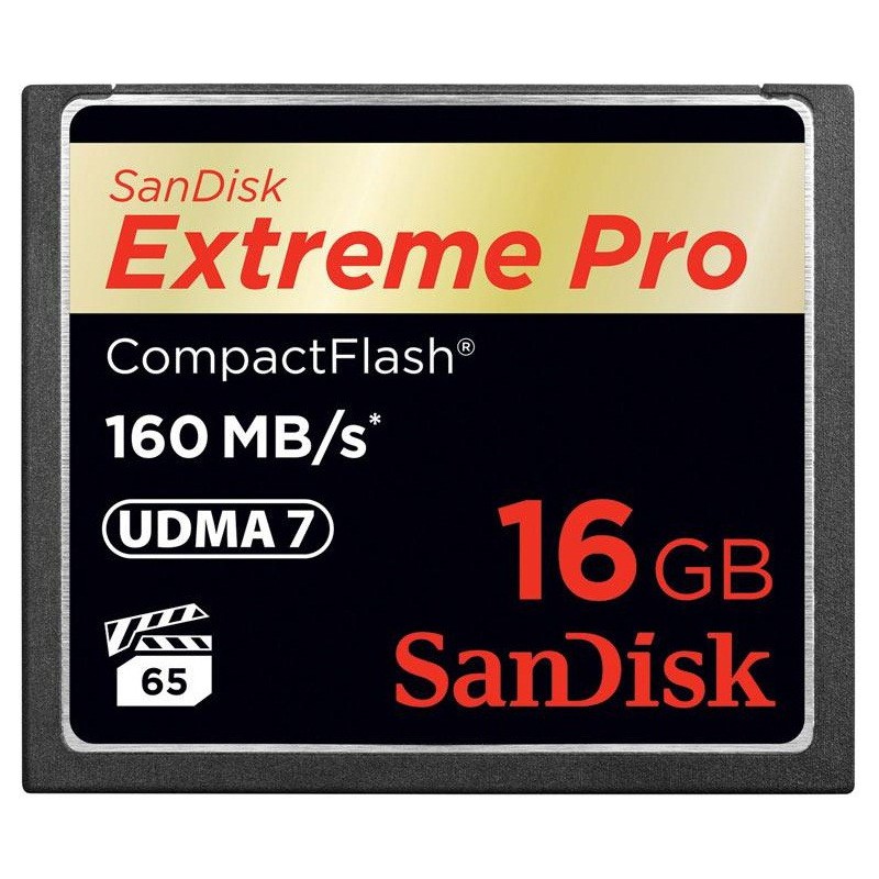 Carte Mémoire Sandisk Compact Flash Extreme Pro 16 Go