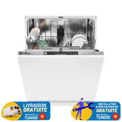 Lave Vaisselle Totalement Encastrable HOOVER 14Couverts / Blanc