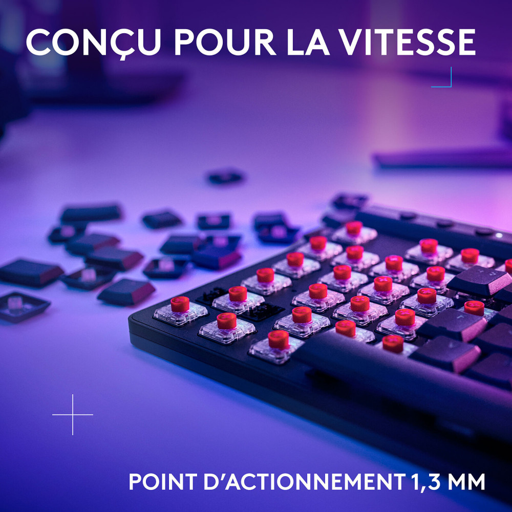 Clavier Gamer Sans Fil LOGITECH G515 LIGHTSPEED TKL / Noir