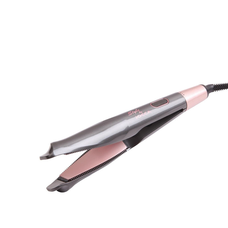 Lisseur et Fer à Friser 2en1 JOCCA 1549 / Gris & Rose