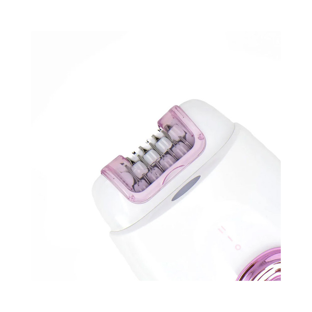Épilateur Rechargeable 2EN1 JOCCA / Blanc et Rose / 2355