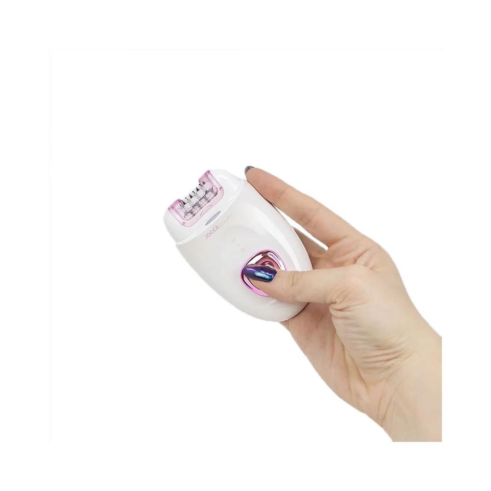 Épilateur Rechargeable 2EN1 JOCCA / Blanc et Rose / 2355