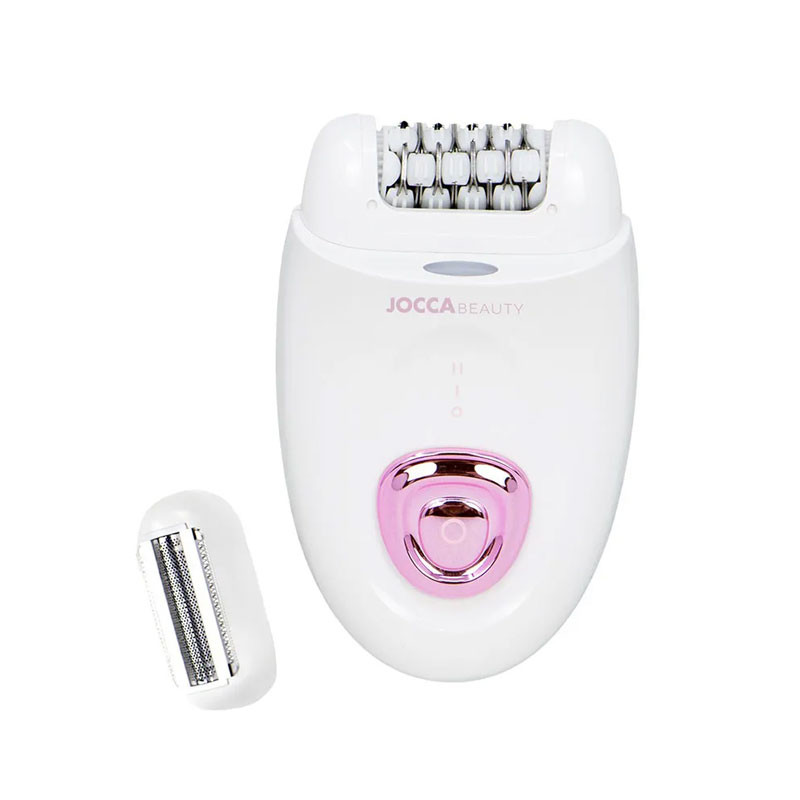 Épilateur Rechargeable 2EN1 JOCCA / Blanc et Rose / 2355
