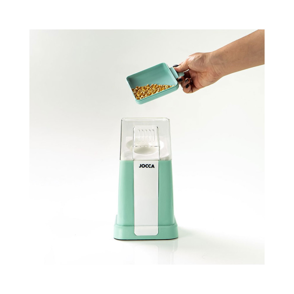Machine À Pop Corn JOCCA Retro Style OIL 1200W / Turquoise / 5617T