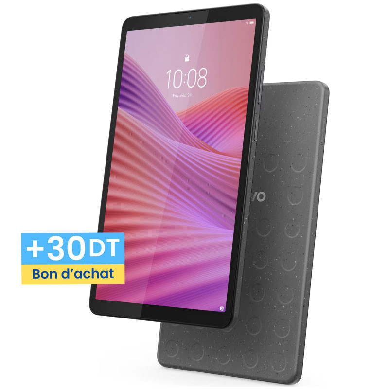 TABLETTE LENOVO TB305XU 8.7" 4G / 128G WIFI / GRIS + ETUI + Bon d'achat 30DT