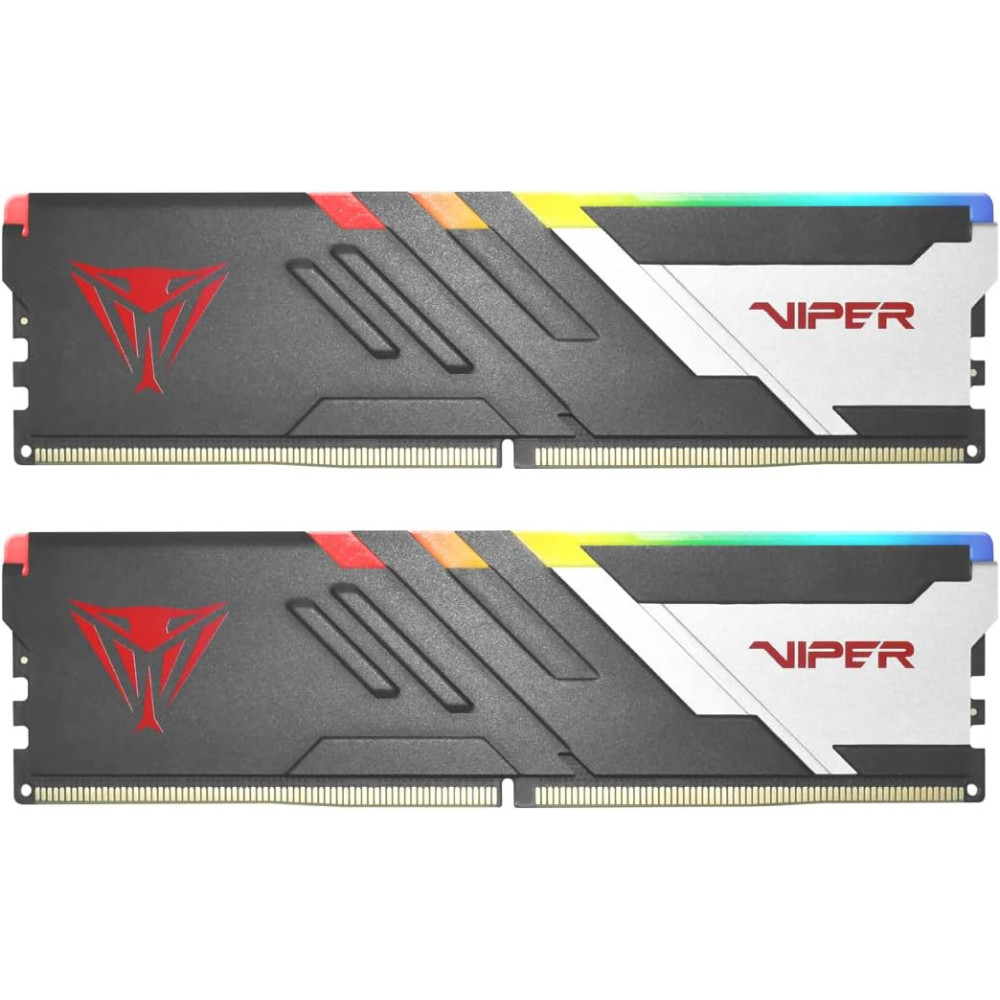 Barette Mémoire EP Viper Venom RGB DDR5 32GB (16GBx2) 6000MT/s CL30 1.35V UDIMM