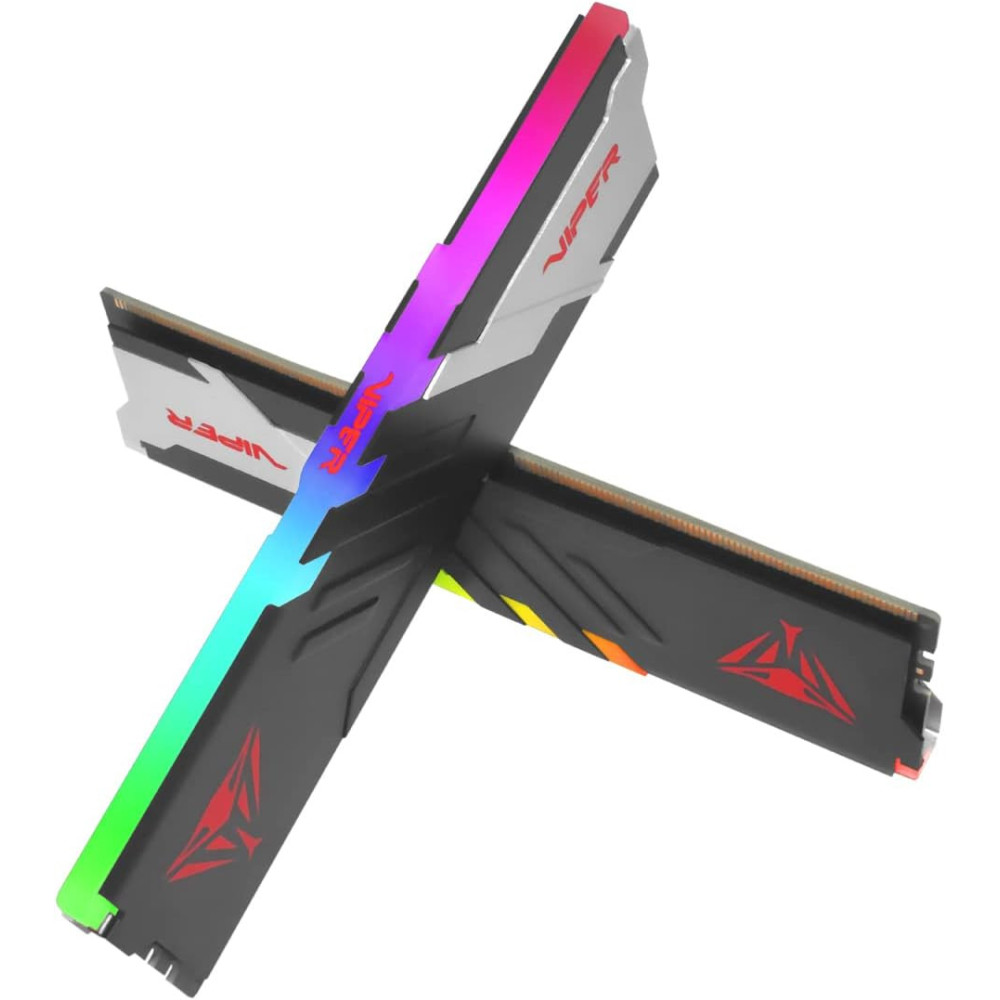 Barette Mémoire EP Viper Venom RGB DDR5 32GB (16GBx2) 6000MT/s CL30 1.35V UDIMM