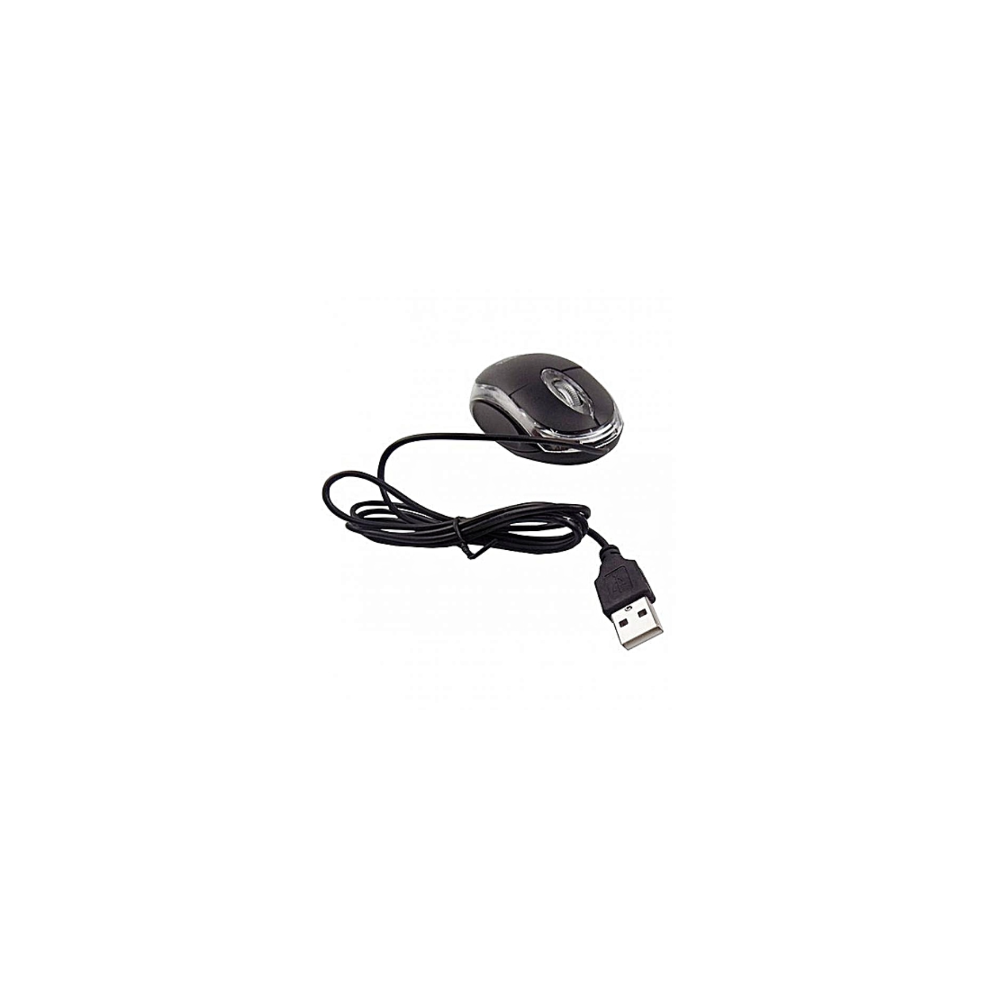 SOURIS SIMPLE NOIR Transparent R8