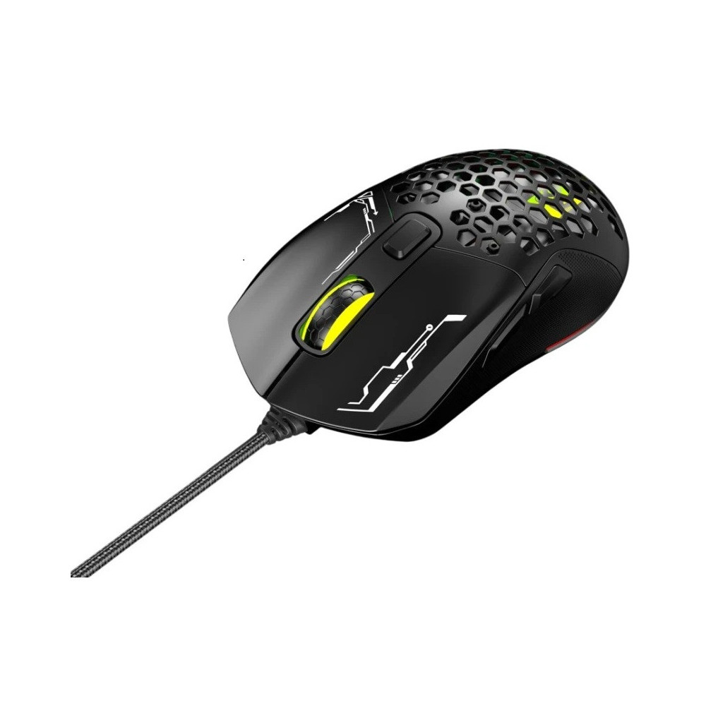 SOURIS 6D Gaming -RGB LED Light - R8 - 1635 - jusqu'à 12 000  DPI - BLACK