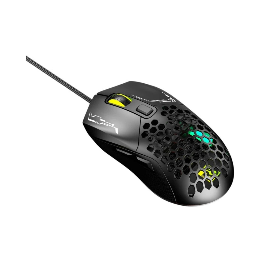 SOURIS 6D Gaming -RGB LED Light - R8 - 1635 - jusqu'à 12 000  DPI - BLACK