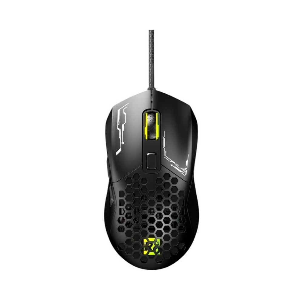 SOURIS 6D Gaming -RGB LED Light - R8 - 1635 - jusqu'à 12 000  DPI - BLACK