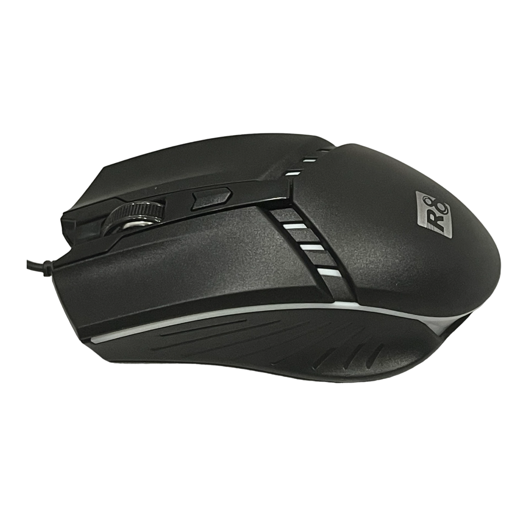 SOURIS OPTIQUE 4D -RGB -  R8 - 1609 - With LED Light - BLACK