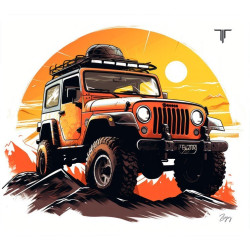 Tapis de souris Gamer TITAN L015 JEEP / L