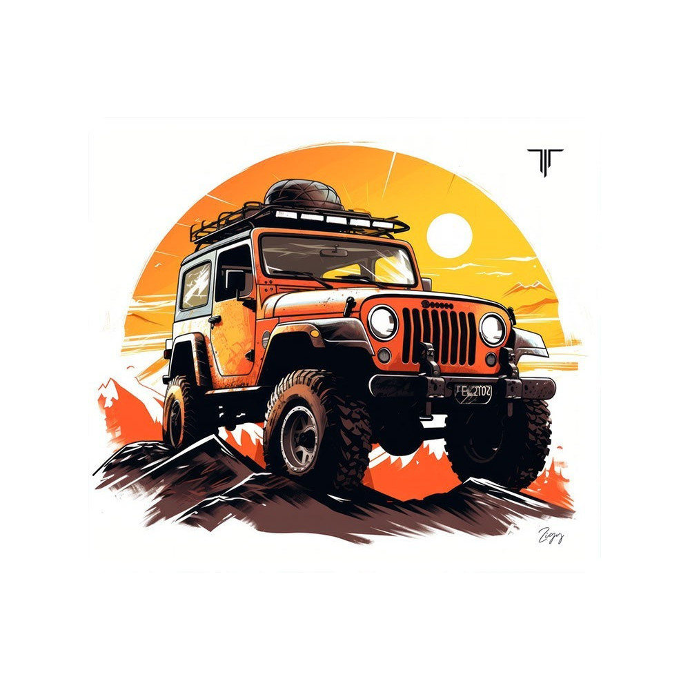 Tapis de souris Gamer TITAN L015 JEEP / L