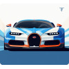 Tapis de souris Gamer TITAN L018 BUGATTI / L