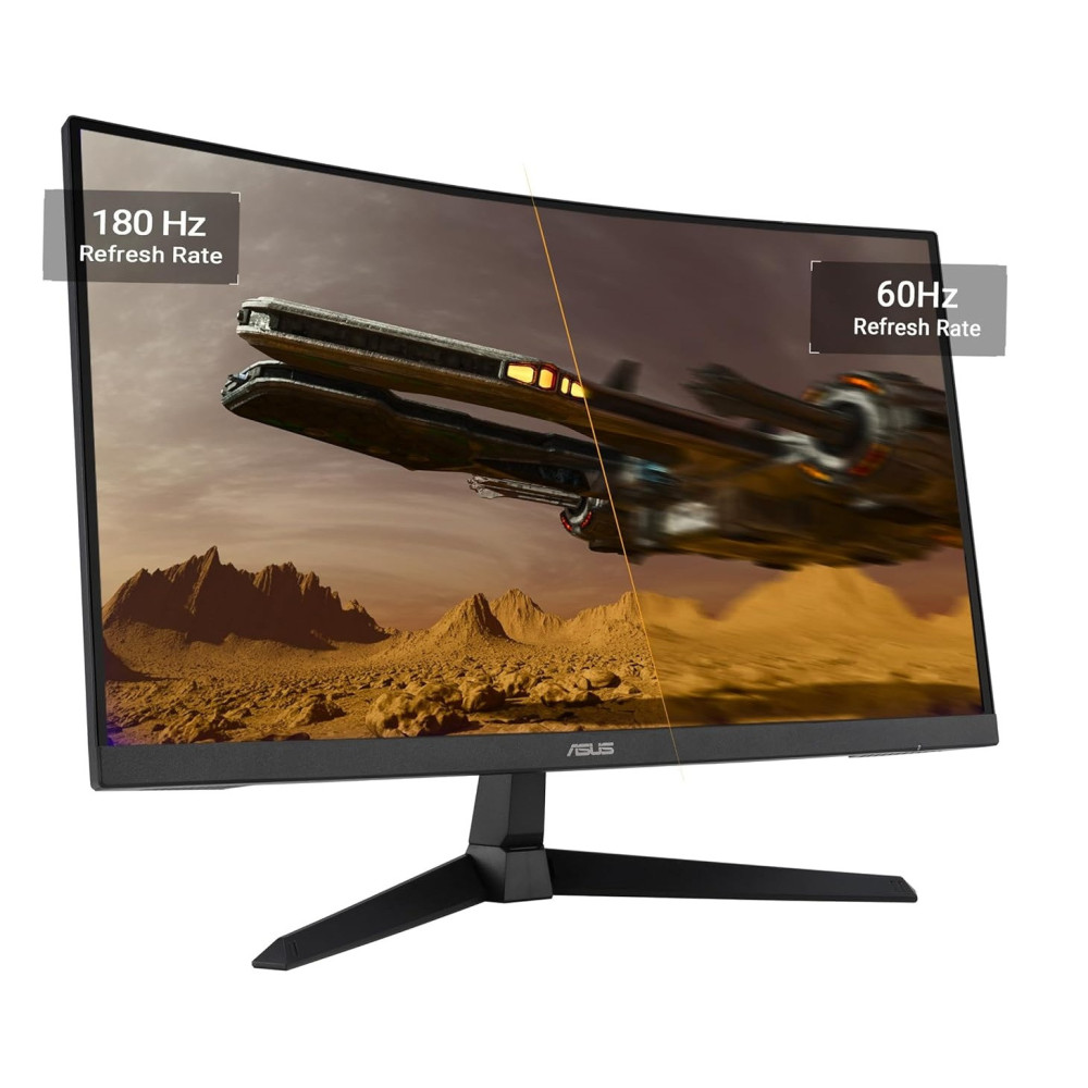 ECRAN TUF GAMING ASUS VG27VQ3B 27" FHD CURVED 180Hz 1ms HDMI / VGA / USB / HAUT PARLEUR
