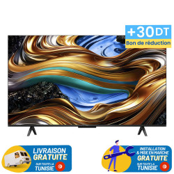 TV TCL 50" P755 UHD 4K SMART GOOGLE TV + 30DT Bon de Réduction