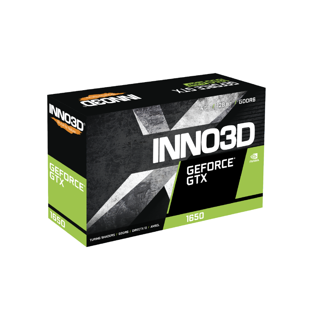 Carte graphique INNO3D GEFORCE GTX 1650 TWIN X2 OC V2 / 4 Go GDDR6