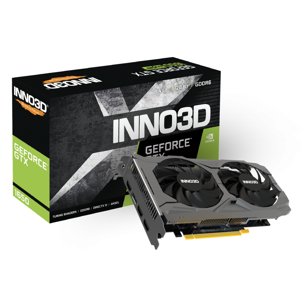 Carte graphique INNO3D GEFORCE GTX 1650 TWIN X2 OC V3 / 4 Go GDDR6