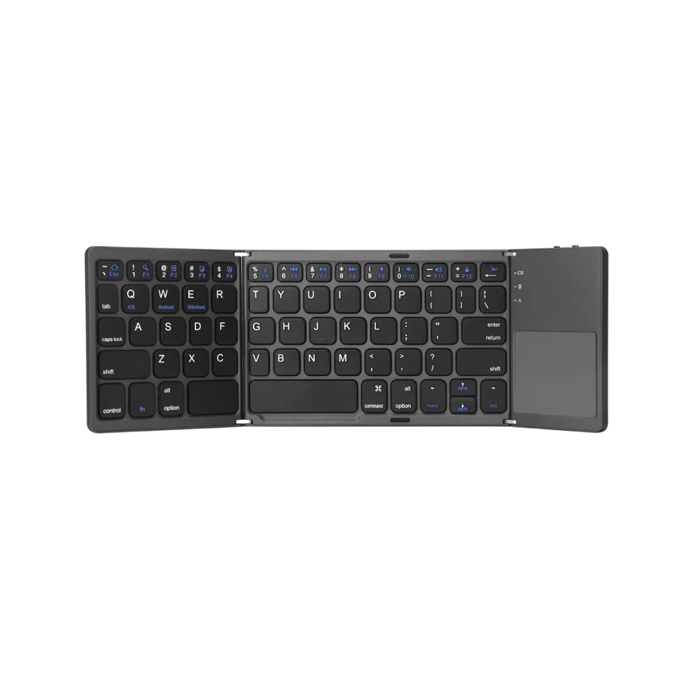 Clavier XTREMEMAC XWH-FLK-13 Pliable avec pavé tactile / Bluetooth / Gris sidéral