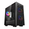 Boîtier Gaming Moyen Tour DeepCool MATREXX 40 3FS / Micro-ATX / RGB / Noir