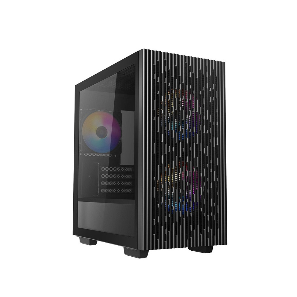 Boîtier Gaming Moyen Tour DeepCool MATREXX 40 3FS / Micro-ATX / RGB / Noir