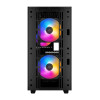 Boîtier Gaming Moyen Tour DeepCool MATREXX 40 3FS / Micro-ATX / RGB / Noir