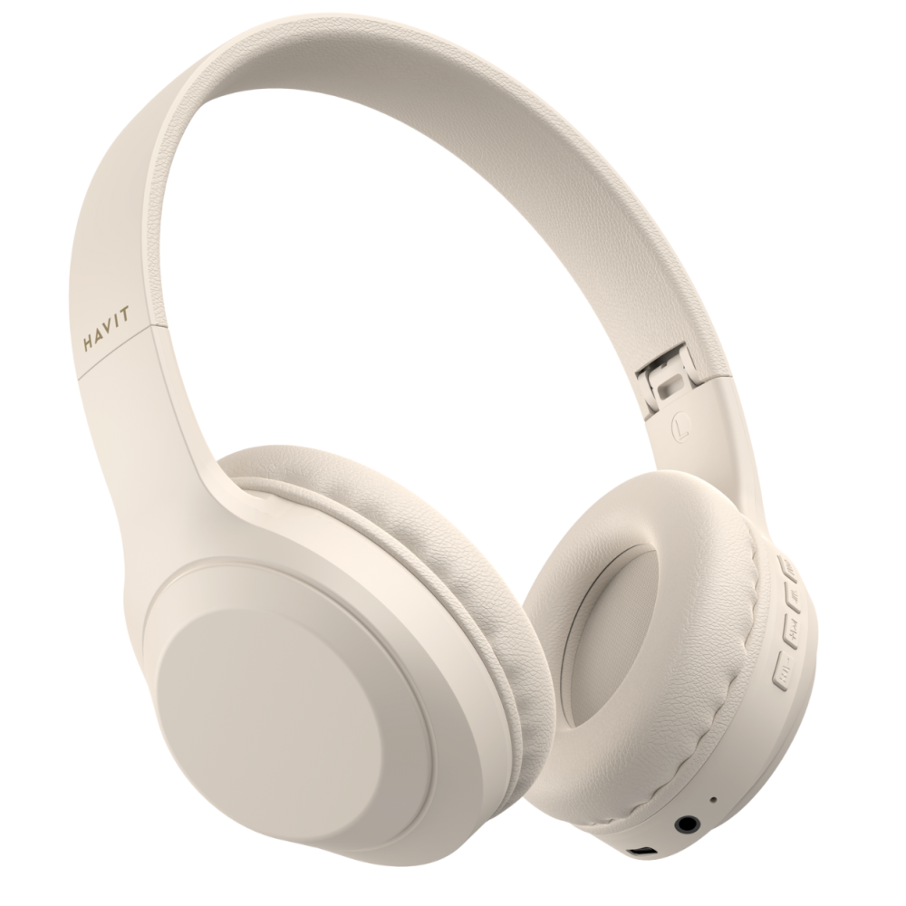 Casque Sans Fil Bluetooth HAVIT H628BT  / Beige