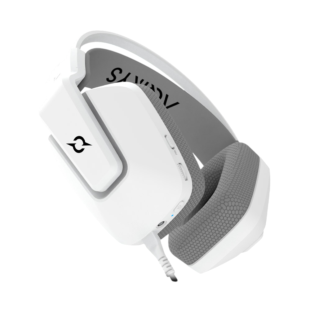 Micro Casque Gamer Filaire AQIRYS ALYA - Blanc
