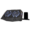 Refroidisseur  Pour PC Portable 17.3'' White Shark ICE SHADOW / RGB / Noir