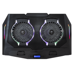 Refroidisseur  Pour PC Portable 17.3'' White Shark ICE SHADOW / RGB / Noir