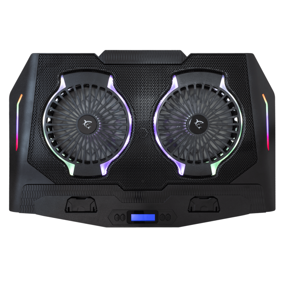 Refroidisseur  Pour PC Portable 17.3'' White Shark ICE SHADOW / RGB / Noir