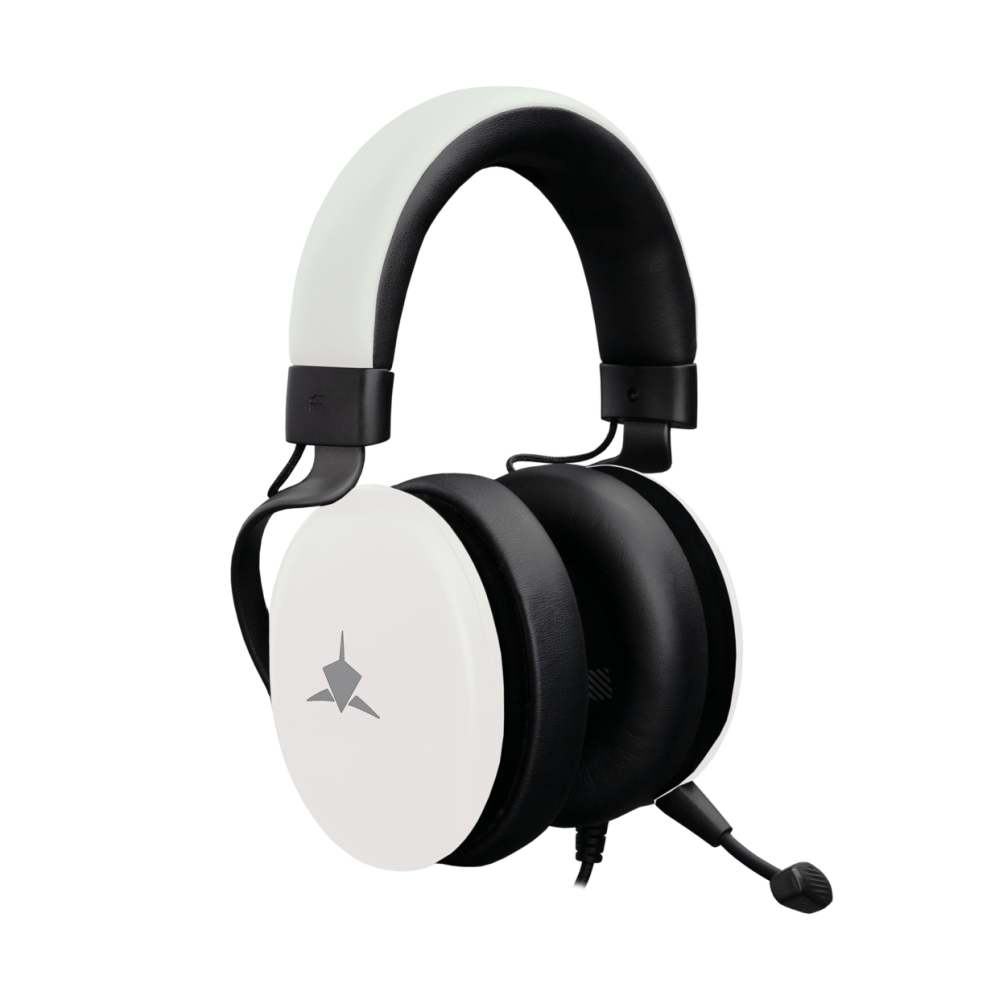 Casque Gaming Filaire White Shark Elephant / Blanc