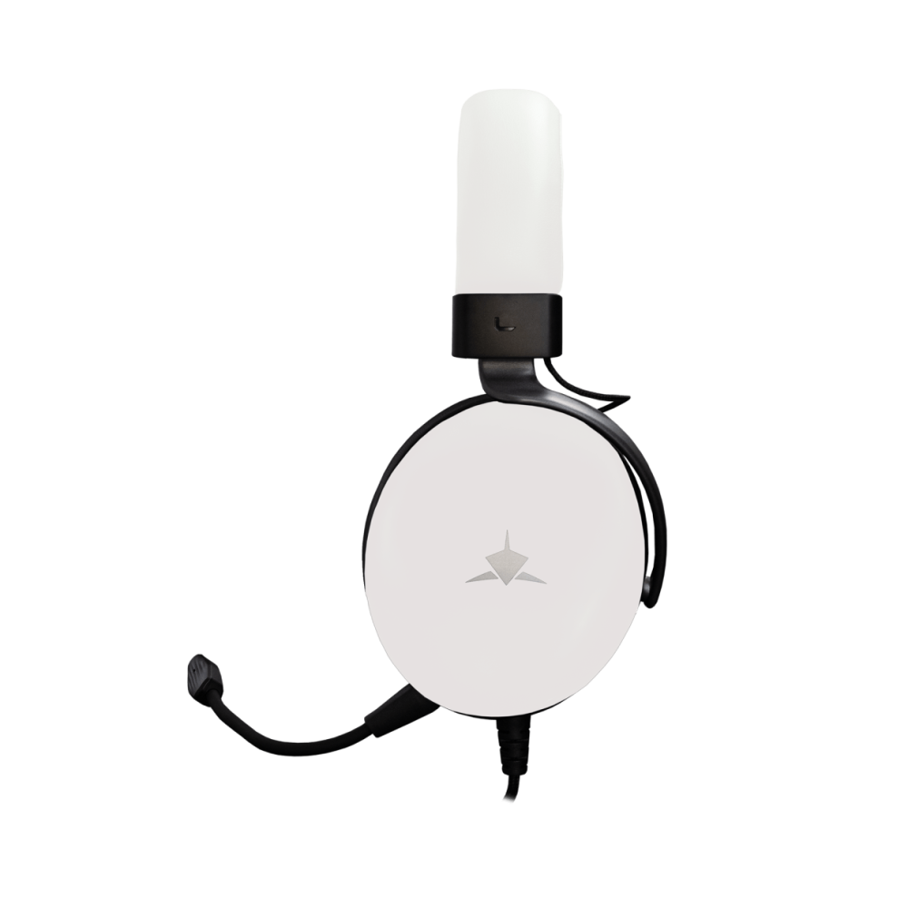 Casque Gaming Filaire White Shark Elephant / Blanc